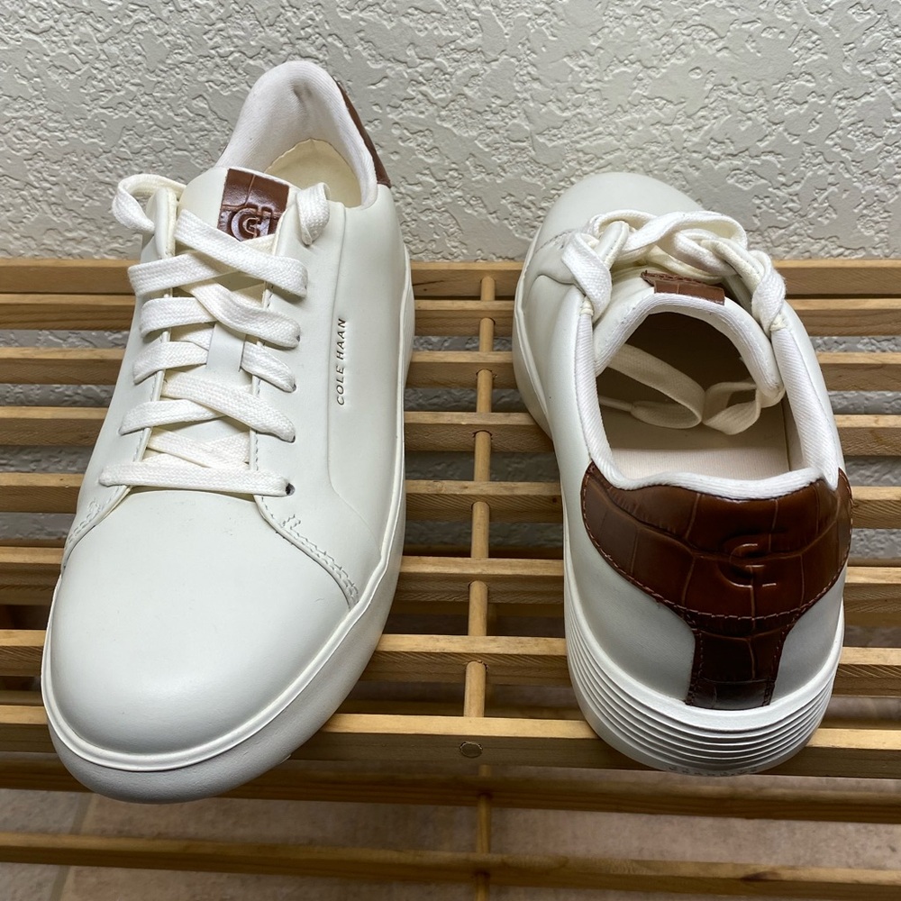 Cole Haan women’s Sneakers in White and Brown